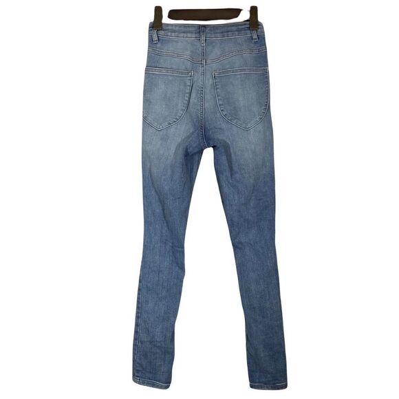 Garage Light Wash Skinny High Rise Jeans Size 00 - Picture 2 of 2